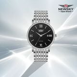  ĐỒNG HỒ NEWSKY NS5009G.S02 Nam máy quartz kính sapphire size 38mm 3ATM 