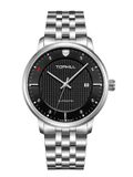  ĐỒNG HỒ TOPHILL TA032G.S1138 Nam dây Thép 316L máy Automatic kính Sapphire Size 42mm 5ATM 