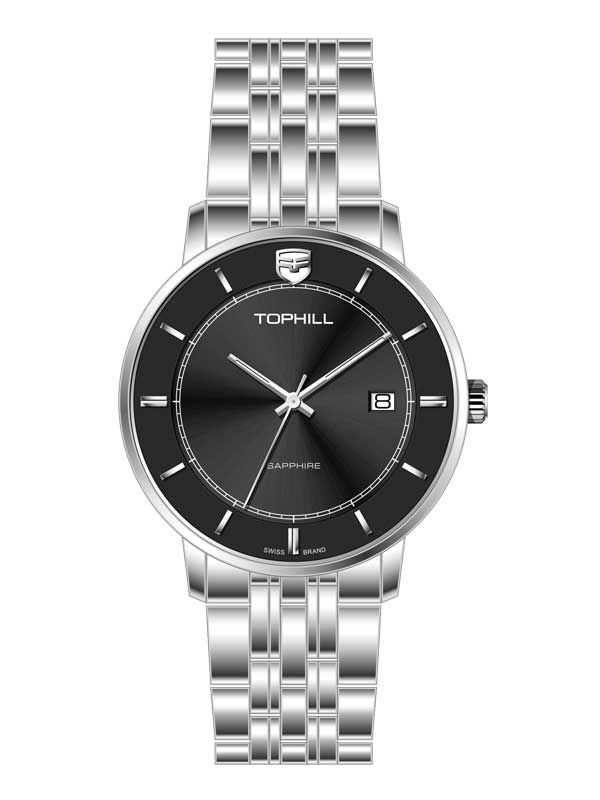  ĐỒNG HỒ TOPHILL TA037G.S1152 Nam Máy Quartz(pin) Kính sapphire Size 40mm 5ATM 