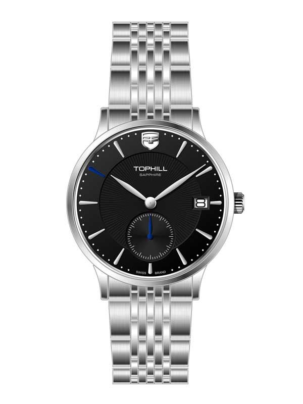  ĐỒNG HỒ TOPHILL TA051G.S1152 Nam Máy Quartz(pin) Kính sapphire Size 40mm 3ATM 