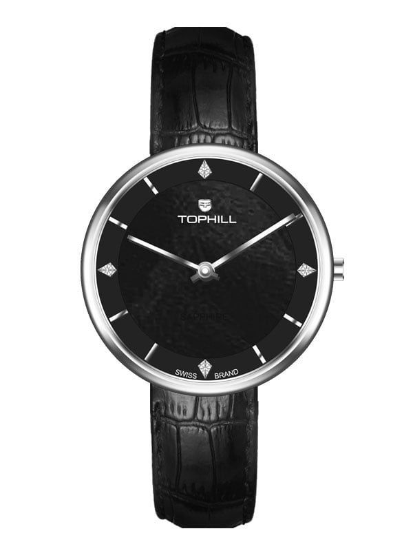  ĐỒNG HỒ TOPHILL TS029L.P1152 Nữ Máy quartz Kính sapphire size 28mm 3ATM 