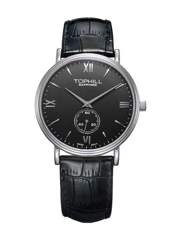  ĐỒNG HỒ TOPHILL TA021G.PB1197 Nam dây da máy Quartz kính Sapphire Size 39mm 3ATM 