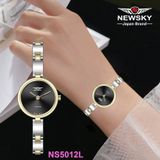  ĐỒNG HỒ NEWSKY NS5012L.S04 Nữ máy quartz Kính sapphire Size 27,5mm 3ATM 