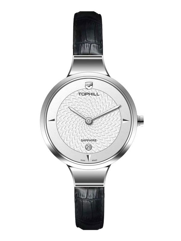  ĐỒNG HỒ TOPHILL TS027L.P1252 Nữ máy quartz kính sapphire Size 30mm 3ATM 