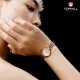  ĐỒNG HỒ TOPHILL TOC001L.S3232 Nữ máy quartz kính sapphire size 27x30mm 3ATM 