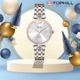  ĐỒNG HỒ TOPHILL TE063L.M7657 Nữ Máy quartz(pin) Dây thép 316L Kính sapphire 5ATM 