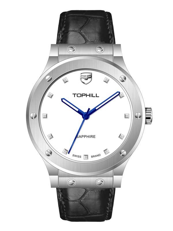  ĐỒNG HỒ TOPHILL TA053L.SB1252 Nữ Máy quartz Dây da Kính sapphire 5ATM 