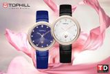  ĐỒNG HỒ TOPHILL TE065L.ML3337 Nữ Máy quartz(pin) Dây da Kính sapphire 3ATM 