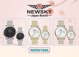 ĐỒNG HỒ NEWSKY NS5015L.S03 Nữ máy quartz Kính sapphire Size 36mm 3ATM 
