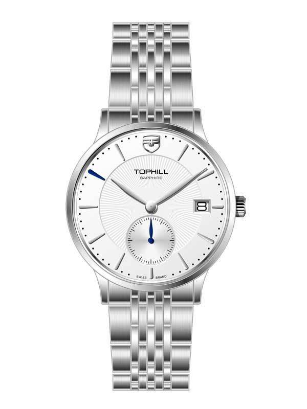  ĐỒNG HỒ TOPHILL TA051G.S1652 Nam Máy Quartz(pin) Kính sapphire Size 40mm 3ATM 