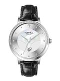  ĐỒNG HỒ TOPHILL TE062L.MB1687 Nữ Máy quartz(pin) Dây da Kính sapphire 3ATM 