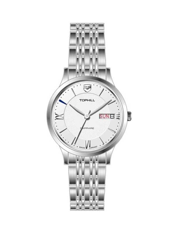  ĐỒNG HỒ TOPHILL TA050L.S1692 Nữ Máy Quartz(pin) Kính sapphire Size 30mm 5ATM 