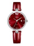  ĐỒNG HỒ TOPHILL TE063L.MR1757 Nữ Máy quartz(pin) Dây da Kính sapphire 5ATM 