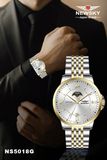  ĐỒNG HỒ NEWSKY NS5018G.S05 Nam máy quartz kính sapphire size 40mm 3ATM 