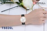  ĐỒNG HỒ TOPHILL TS026L.PB3652 Nữ Kính sapphire 3ATM 