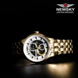  ĐỒNG HỒ NEWSKY NS8001G.S04 Nam máy automatic kính sapphire size 41mm 5ATM 