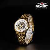  ĐỒNG HỒ NEWSKY NS8001G.S04 Nam máy automatic kính sapphire size 41mm 5ATM 