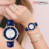  ĐỒNG HỒ TOPHILL TE062L.ML3387 Nữ Máy quartz(pin) Dây da Kính sapphire 3ATM 
