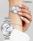  ĐỒNG HỒ TOPHILL TE062L.M1687 Nữ Máy quartz(pin) Dây thép 316L Kính sapphire 5ATM 