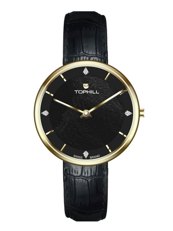  ĐỒNG HỒ TOPHILL TS029L.P2152 Nữ Máy quartz Kính sapphire Size 28mm 3ATM 