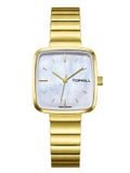  ĐỒNG HỒ TOPHILL TS008L.S2252 Nữ dây thép 316L máy Quartz kính Sapphire Size 28x29mm 3ATM 
