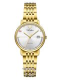  ĐỒNG HỒ TOPHILL TA033L.S2252 Nữ dây Thép 316L máy Quartz kính Sapphire Size 29mm 3ATM 