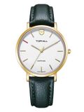  ĐỒNG HỒ TOPHILL TS007L.PG2252 Nữ Dây da Máy Quartz Kính Sapphire Size 33,5mm 3ATM 