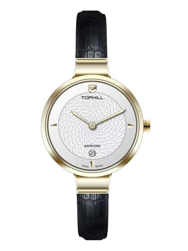 ĐỒNG HỒ TOPHILL TS027L.P2252 Nữ máy quartz Kính sapphire Size 30mm 3ATM 