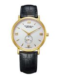 ĐỒNG HỒ TOPHILL TA021G.PB2297 Nam dây Da máy Quartz kính Sapphire Size 39mm 3ATM 