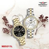  ĐỒNG HỒ NEWSKY NS5011L.S03 Nữ máy quartz Kính sapphire Size 28mm 3ATM 