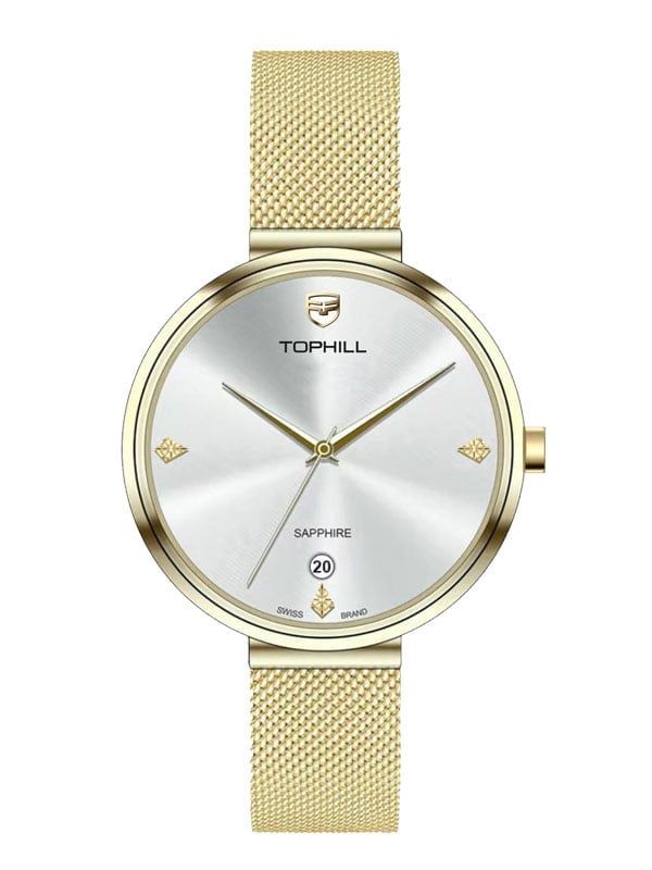  ĐỒNG HỒ TOPHILL TS028L.S2652 Nữ Máy quartz Kính sapphire Size 30mm 3ATM 