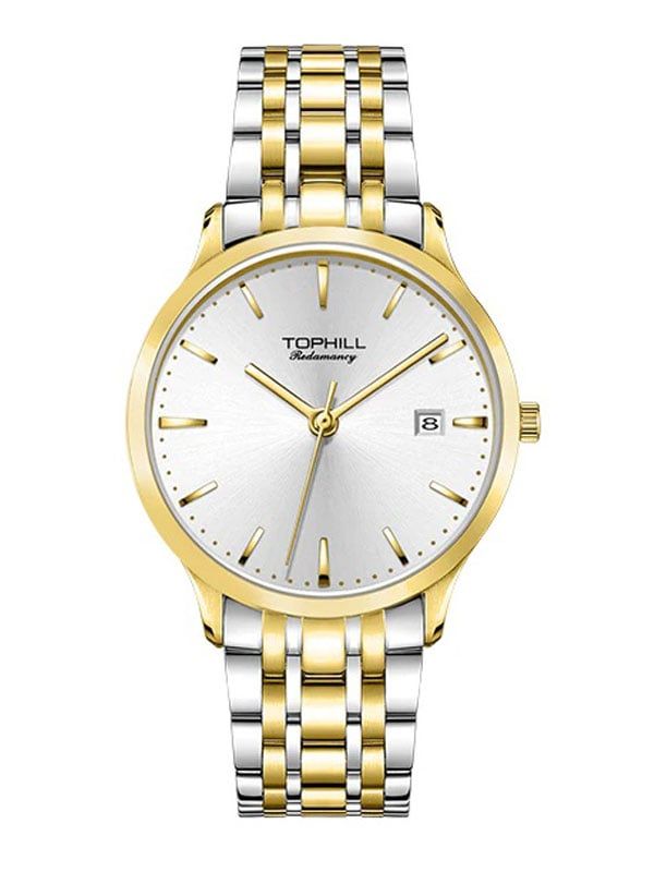  ĐỒNG HỒ TOPHILL TA055G.S2652 Nam máy quartz kính sapphire size 39mm 3ATM 