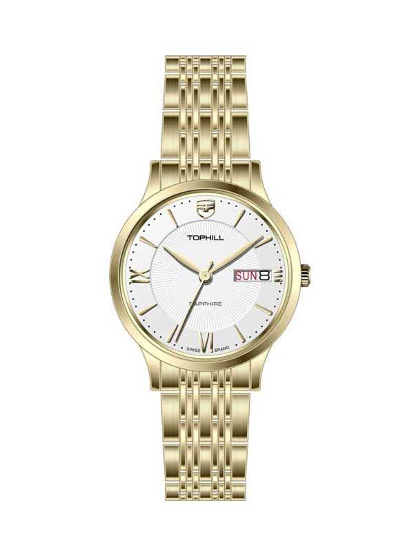  ĐỒNG HỒ TOPHILL TA050L.S2692 Nữ Máy Quartz(pin) Kính sapphire Size 30mm 5ATM 
