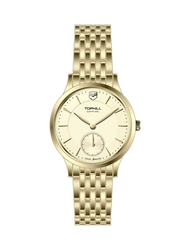  ĐỒNG HỒ TOPHILL TA051L.S2952 Nữ Máy Quartz(pin) Kính sapphire Size 30mm 3ATM 