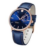  ĐỒNG HÔ TOPHILL TS016G.PL3352 Nam dây Da vỏ Thép 316L máy Quartz kính Sapphire 5ATM 