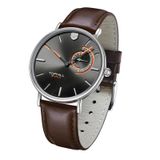  ĐỒNG HỒ TOPHILL TS016G.PZ1052 Nam dây Da máy Quartz kính Sapphire Size 40mm 5ATM 