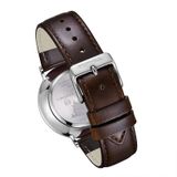  ĐỒNG HỒ TOPHILL TS016G.PZ1052 Nam dây Da máy Quartz kính Sapphire Size 40mm 5ATM 