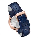  ĐỒNG HÔ TOPHILL TS016G.PL3352 Nam dây Da vỏ Thép 316L máy Quartz kính Sapphire 5ATM 