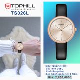  ĐỒNG HỒ TOPHILL TS026L.PB3652 Nữ Kính sapphire 3ATM 