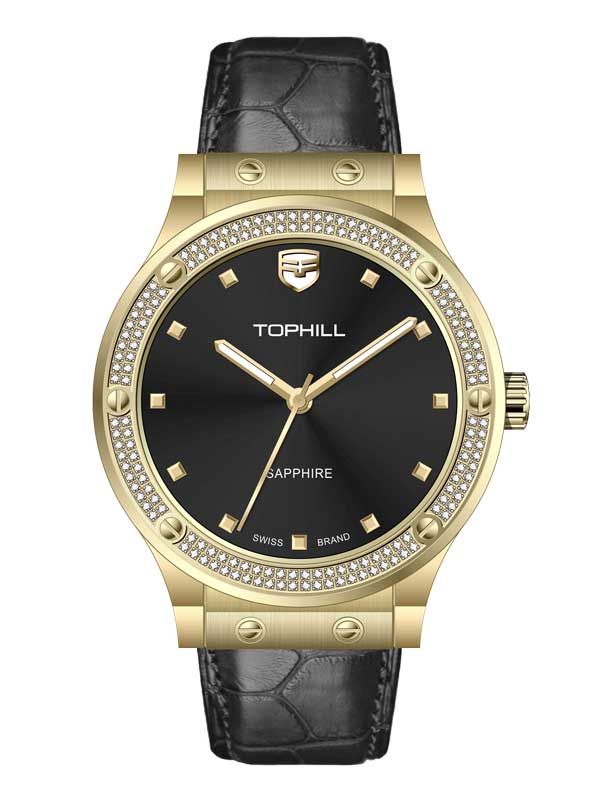  ĐỒNG HỒ TOPHILL TA053L.MB2152 Nữ Máy quartz Dây da Kính sapphire 5ATM 