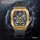  ĐỒNG HỒ TOPHILL TUT003G.GB2158 Nam Máy automatic Sapphire 5ATM 