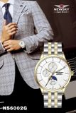 ĐỒNG HỒ NEWSKY NS6002G.S04 Nam máy quartz Kính sapphire Size 40mm 5ATM 