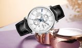  ĐỒNG HỒ TOPHILL TW082G.PB1252 Nam Máy Quartz(pin) Kính sapphire Size 41mm 5ATM 
