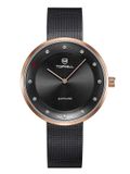 ĐỒNG HỒ TOPHILL TS006L.PB3037 Nữ dây Lưới máy Quartz kính Sapphire Size 33mm 3ATM 