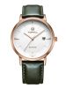 ĐỒNG HỒ TOPHILL TS001M.PG3252 Nam dây da máy Quartz kính Sapphire Size 40mm 5ATM