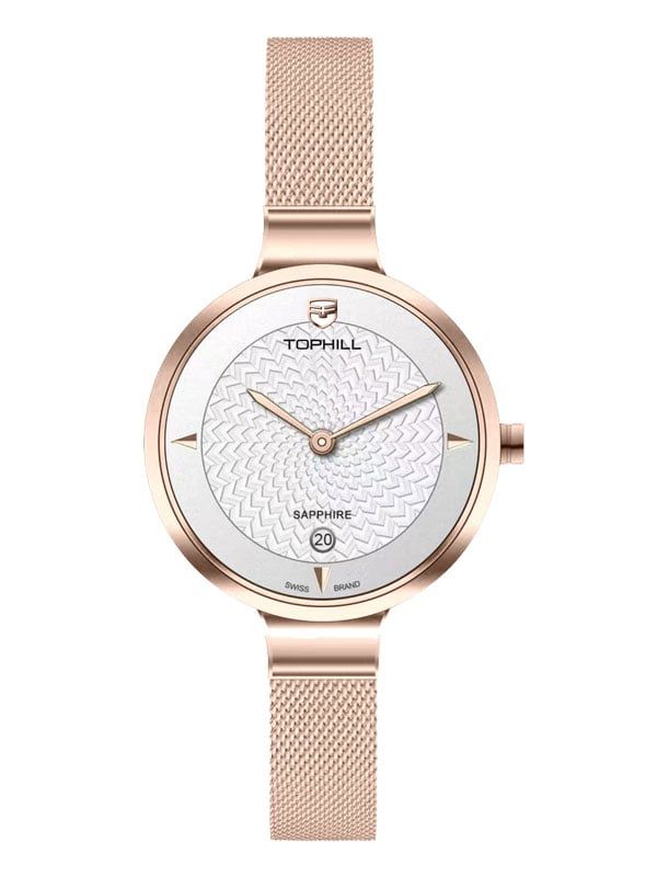  ĐỒNG HỒ TOPHILL TS027L.S3252 Nữ Máy quartz Kính sapphire Size 30mm 3ATM 