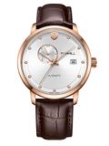  ĐỒNG HỒ TOPHILL TW061G.PZ3258 Nam dây Da máy Automatic kính Sapphire Size 42mm 5ATM 