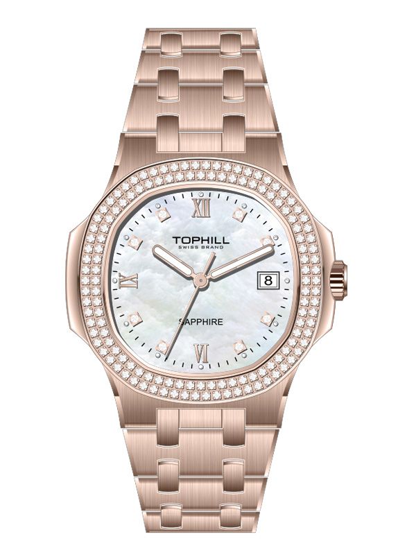  ĐỒNG HỒ TOPHILL TL029L.M3262 Nữ máy quartz kính sapphire Size 34cm 5ATM 