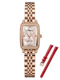  ĐỒNG HỒ TOPHILL TE051L.S3837 Nữ dây và vỏ Thép 316L máy Quartz kính Sapphire Size 19x25mm 3ATM 