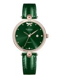  ĐỒNG HỒ TOPHILL TE063L.MG3A57 Nữ Máy quartz(pin) Dây da Kính sapphire 5ATM 